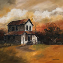 Abandoned Farmhouse  -  30” x 30”   Acrylic on canvas